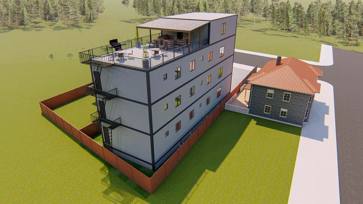 The Seabrook Steel House Kit