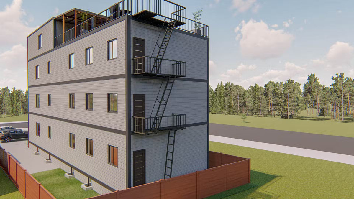 The Seabrook Steel House Kit