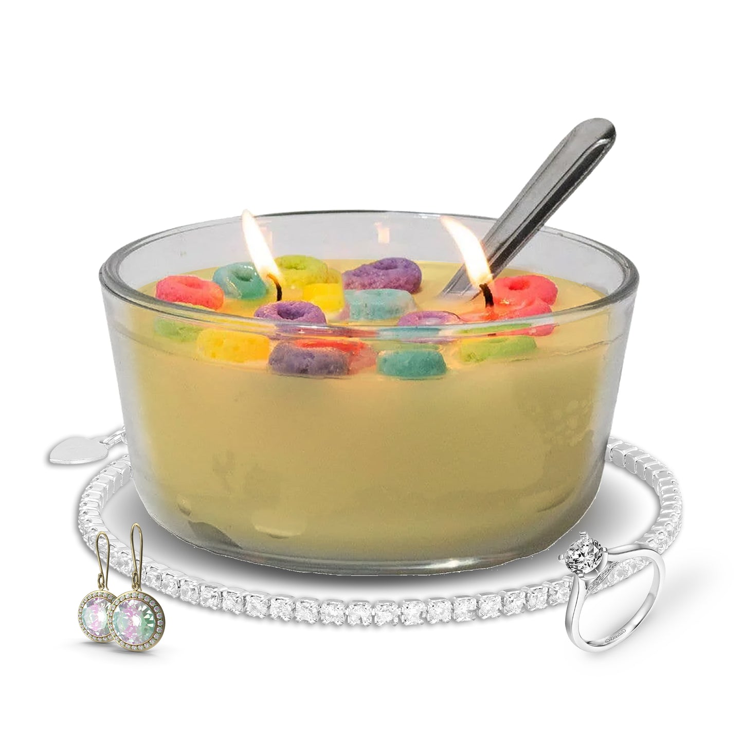 Cap'n Crunch Jewelry Cereal Candles