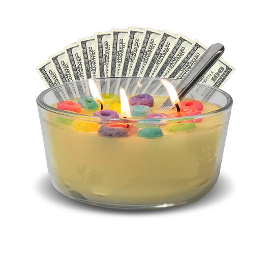 Trix Cereal Bowl Cash Luxury Candles