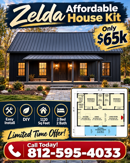 The Zelda Affordable House Kit