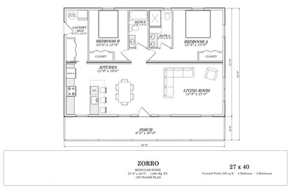 THE ZORRO TURNKEY MODERN MODULAR CABIN