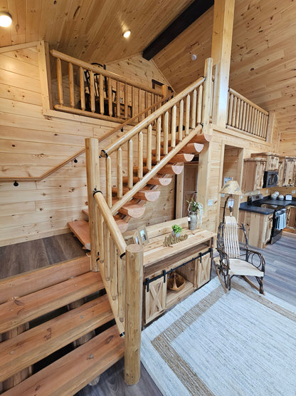 Amish Built Appalachian Cabin (Shipping and Set up based on the location of your state)