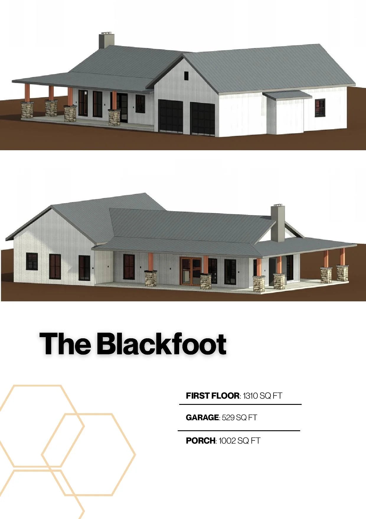 The Blackfoot Barndominium House Kit