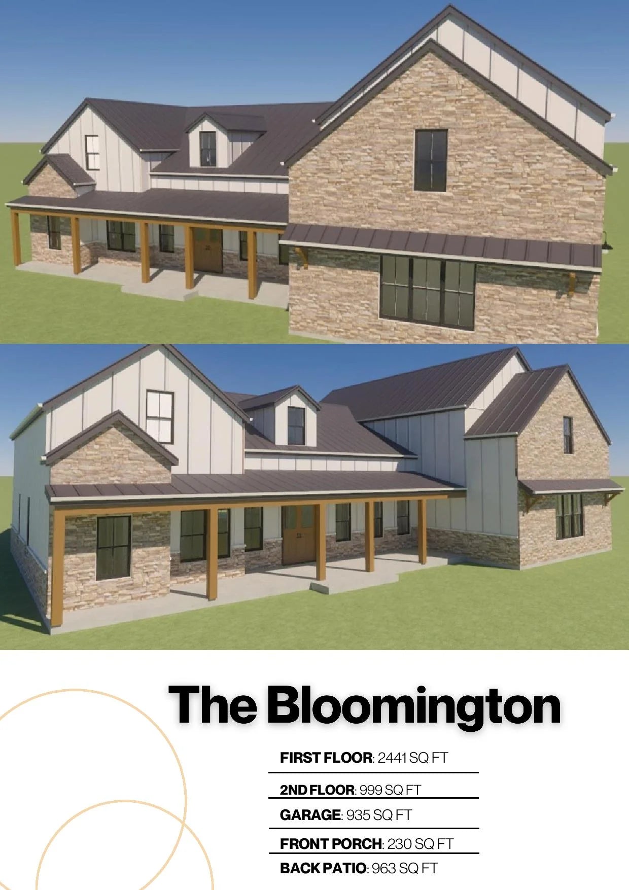 The Bloomington Barndominium House Kit