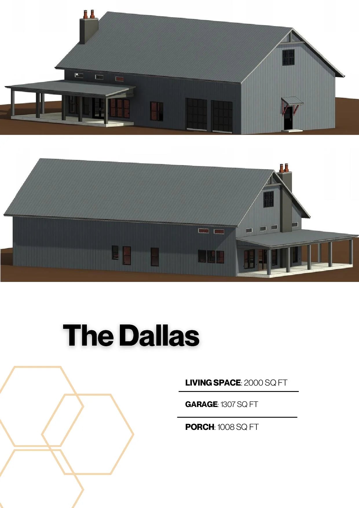 The Dallas Barndominium House Kit