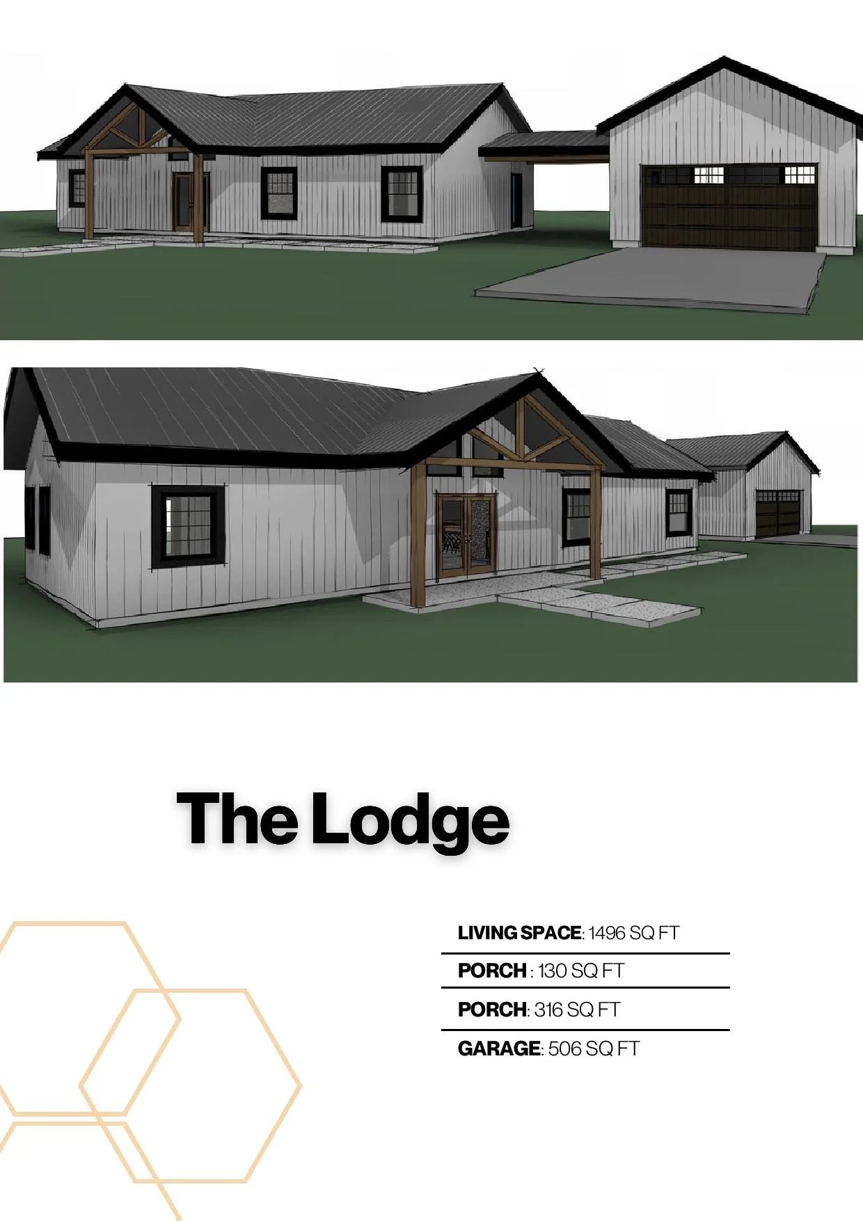 The Lodge Barndominium House Kit