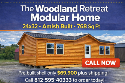 The Woodland Retreat Cabin , Pre-Built SHELL