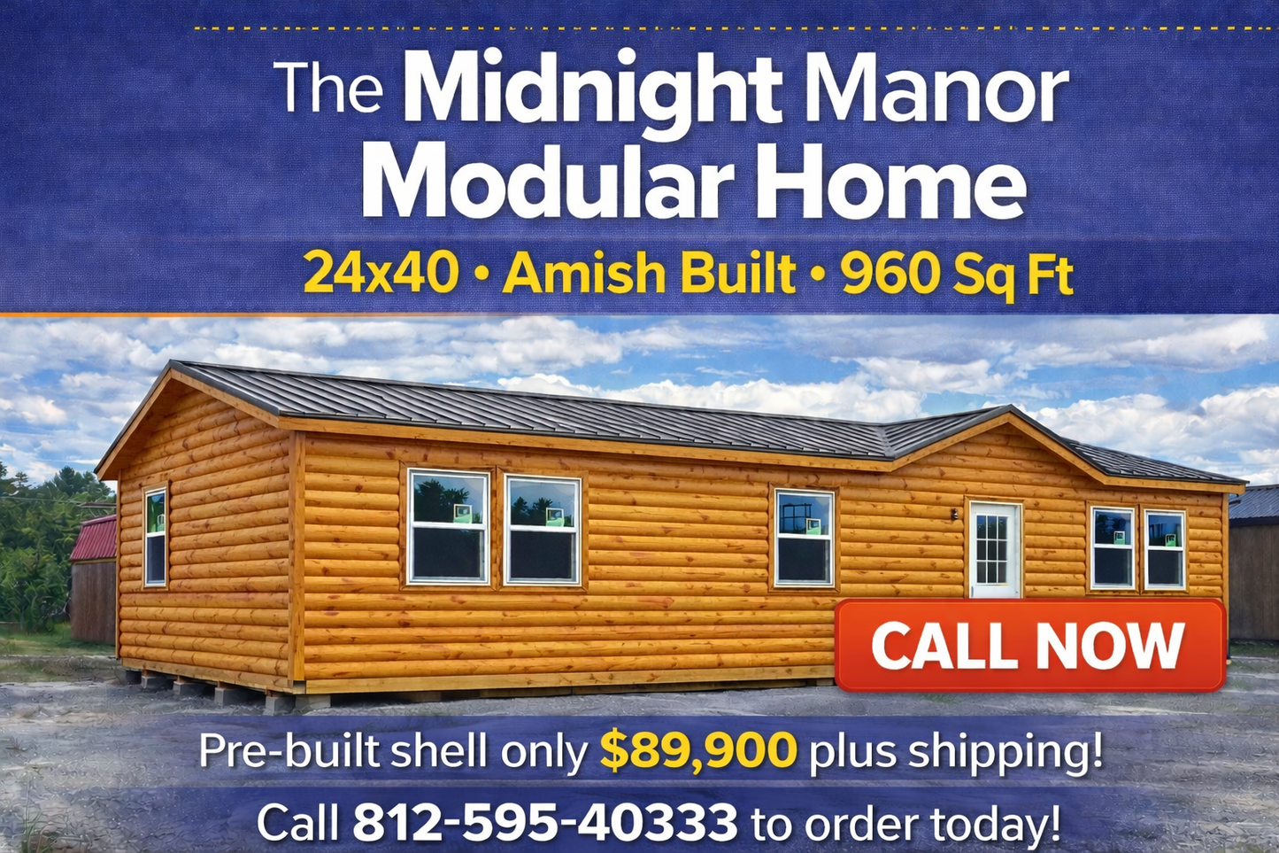 The Midnight Manor Cabin , Pre-Built SHELL