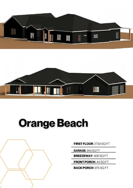 The Orange Beach Barndominium House Kit