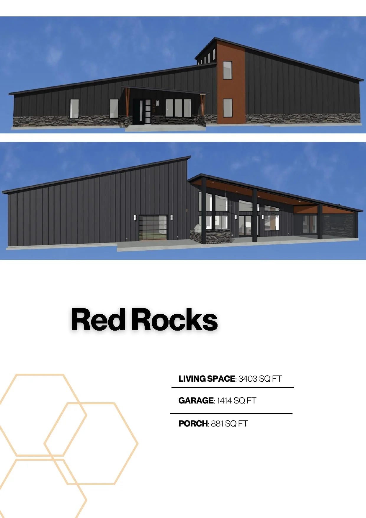 Red Rocks Barndominium House Kit – Amish Built Cabins