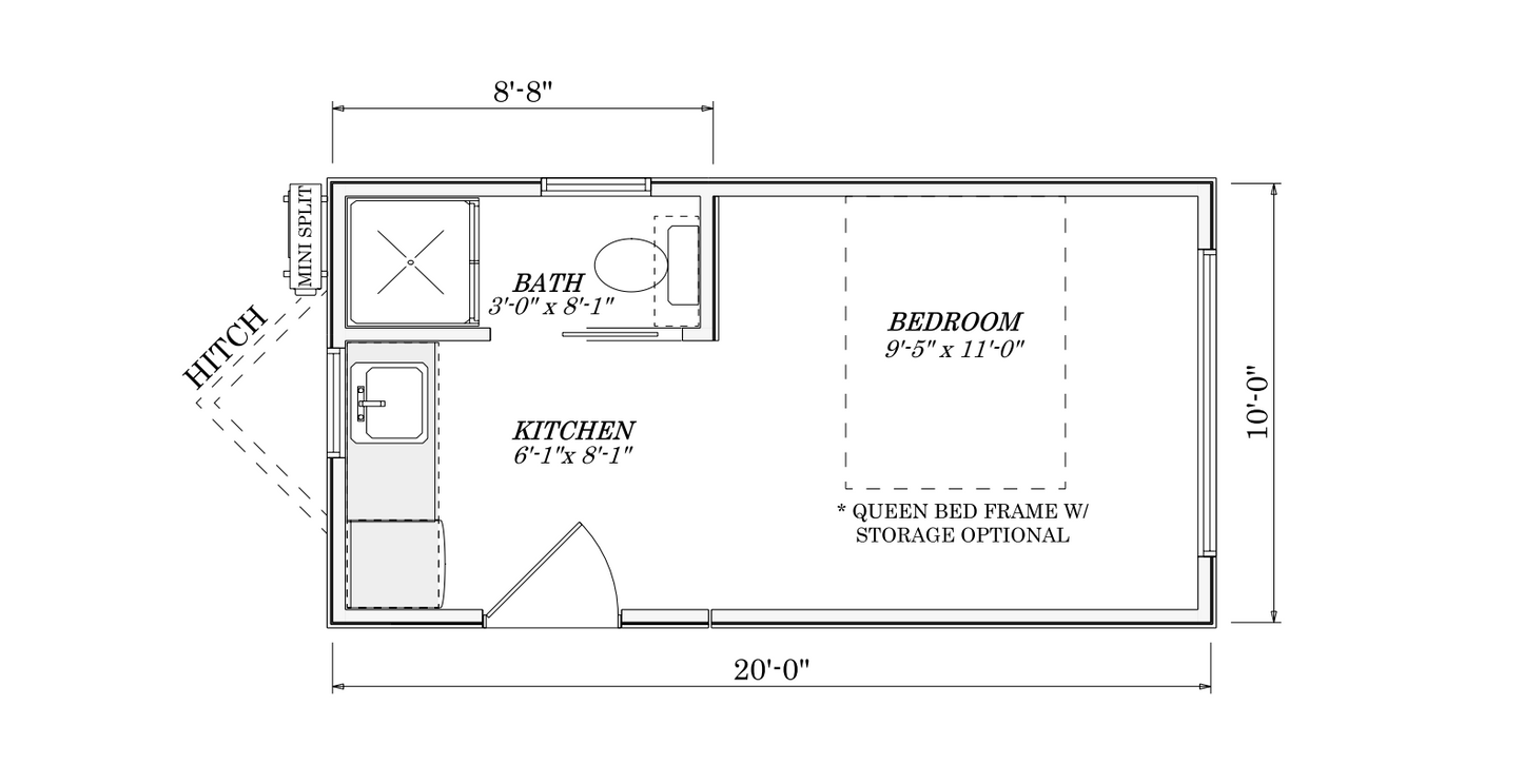 AROD The A-Frame Tiny Home/ Park Model RV