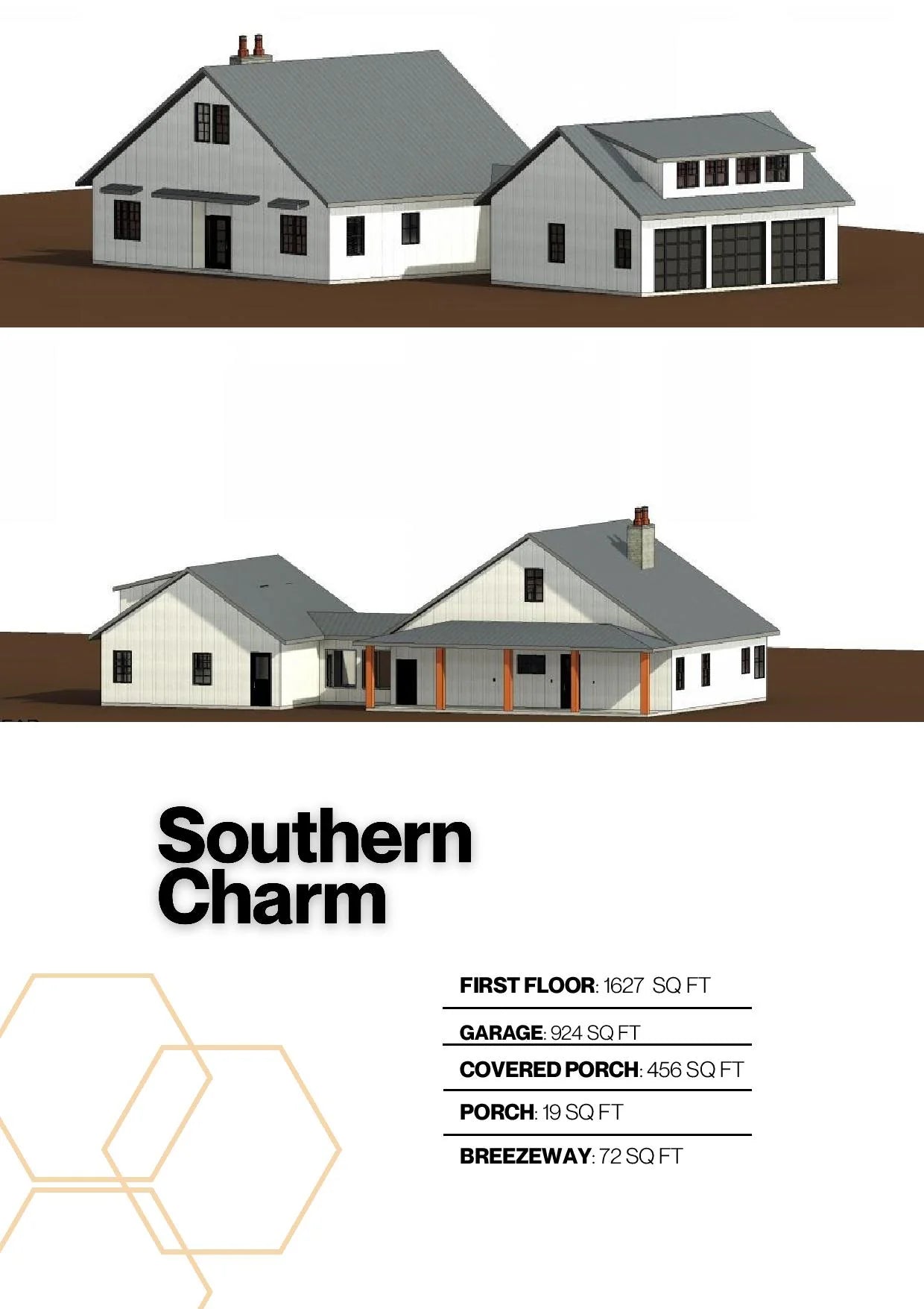 The Southern Charm Barndominium House Kit