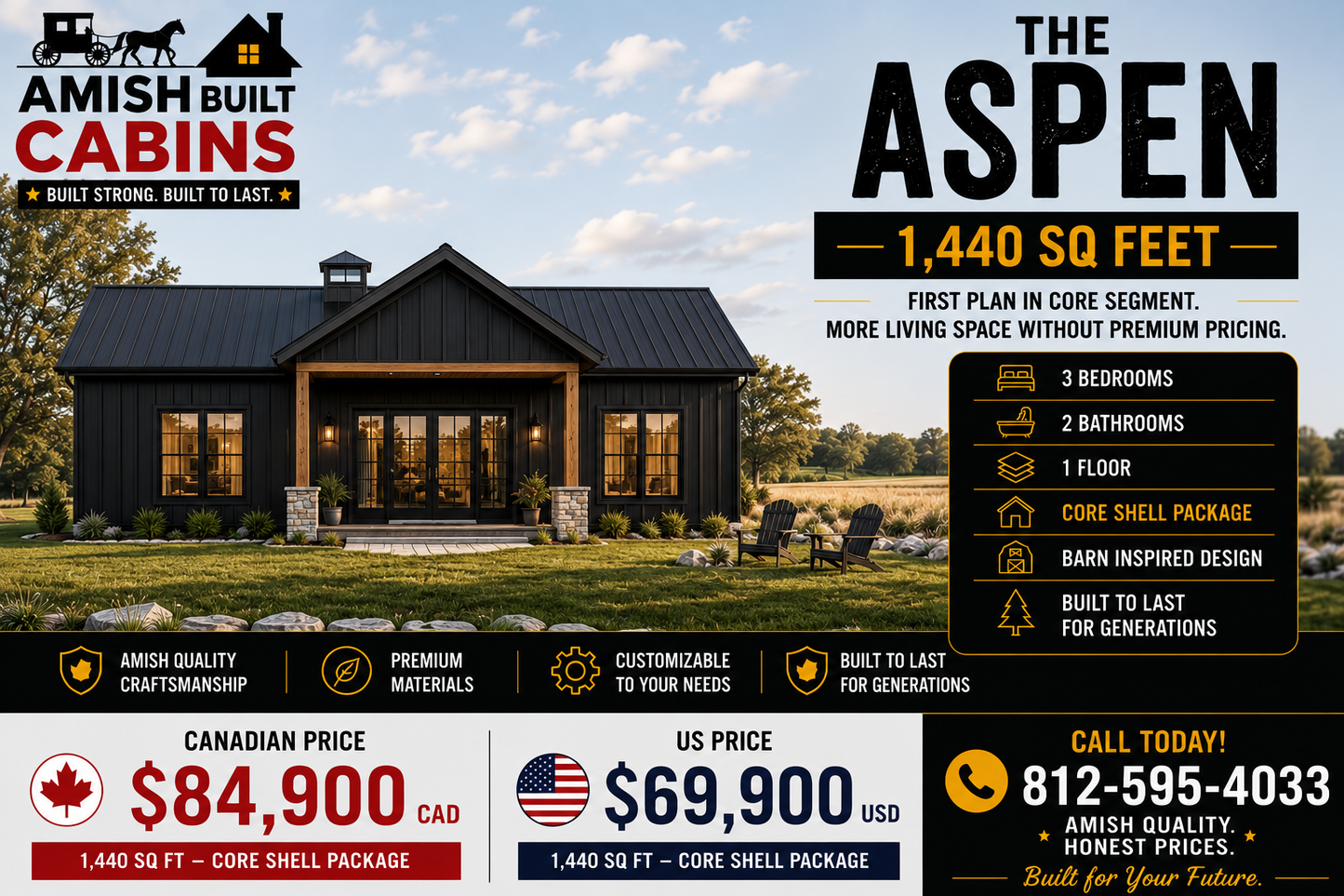The Aspen Barndominium Kit