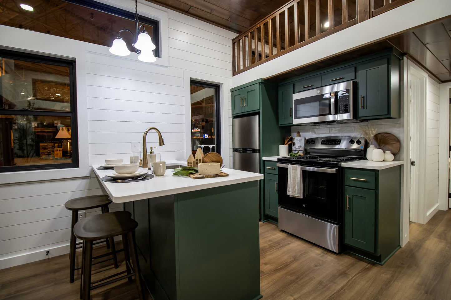 The LUXURY ASPEN A-Frame Tiny Home/ Park Model RV