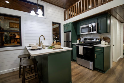 The LUXURY ASPEN A-Frame Tiny Home/ Park Model RV