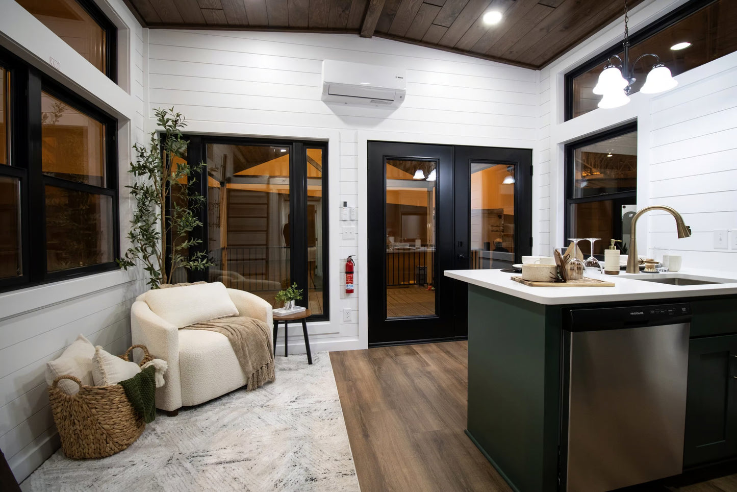 The LUXURY ASPEN A-Frame Tiny Home/ Park Model RV