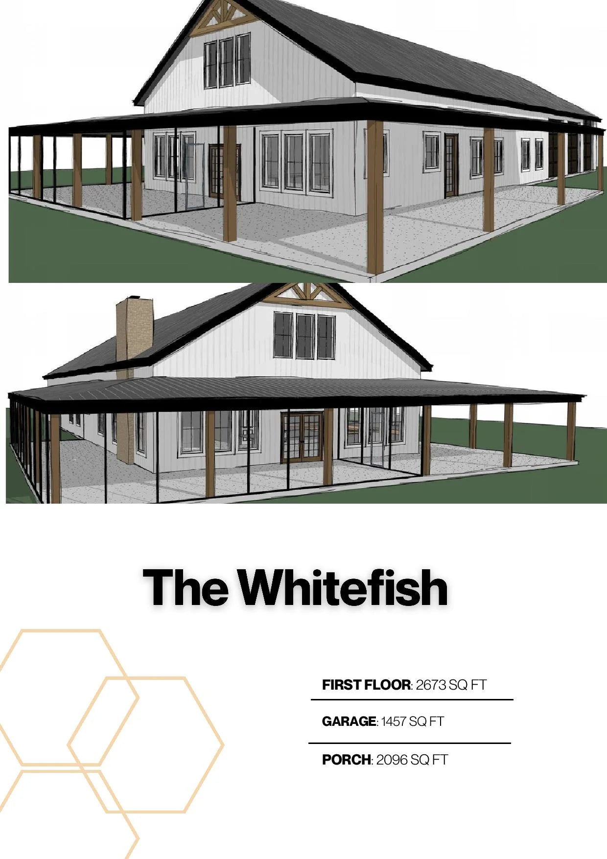 The Whitefish Barndominium House Kit