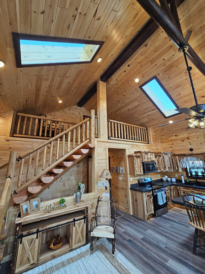 Amish Built Appalachian Cabin (Shipping and Set up based on the location of your state)