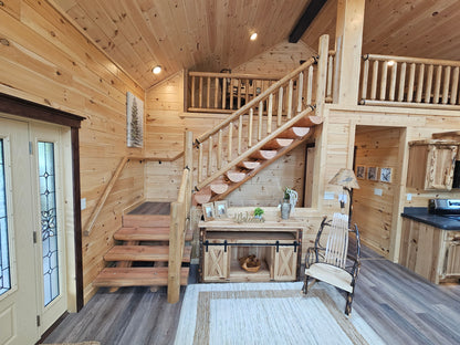 Amish Built Appalachian Cabin (Shipping and Set up based on the location of your state)