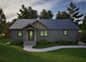 The Baltoro Amish Built Modular Cabin (3 bed 2 bath)