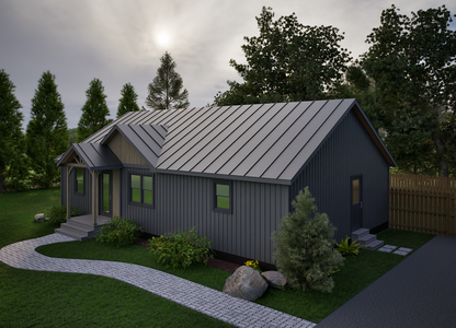 The Baltoro Amish Built Modular Cabin (3 bed 2 bath)