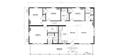 The BIGGER Family Homesteader Cabin (4 bed 2 bath)