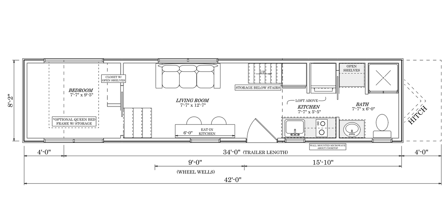 The Blazer Tiny Home/ Park Model RV