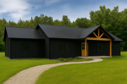 The Black Swan Affordable House Kit without Carport