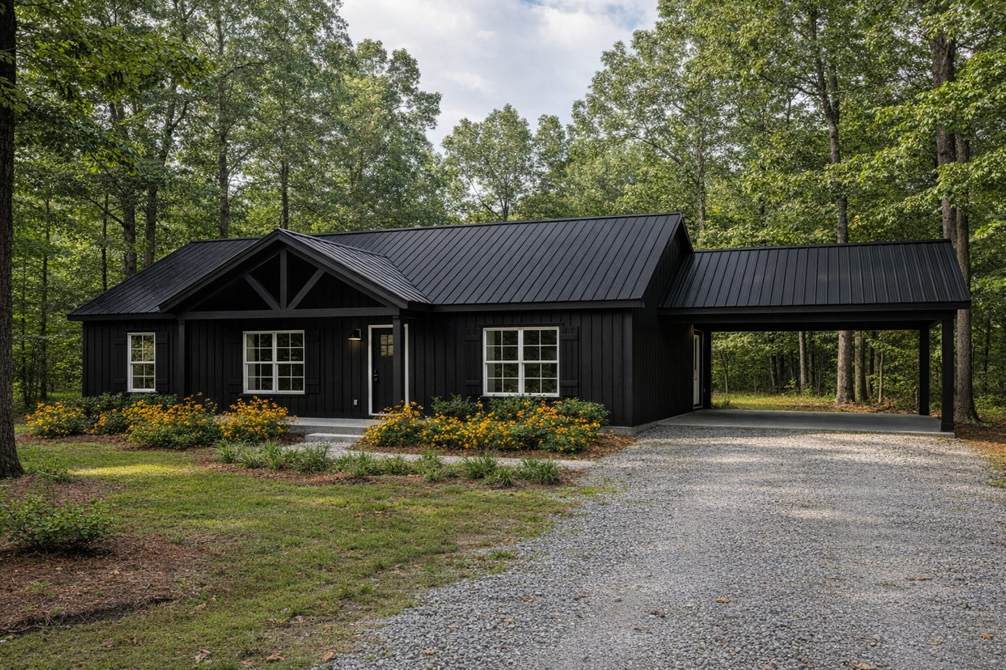 Blue Ridge Carport Ranch Affordable House Kit