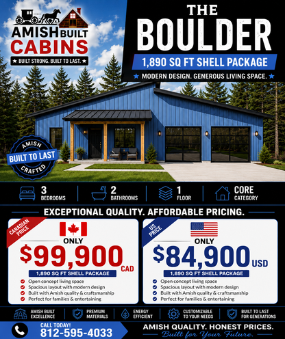 The Boulder Barndominium Kit