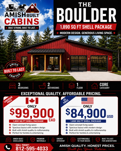 The Boulder Barndominium Kit