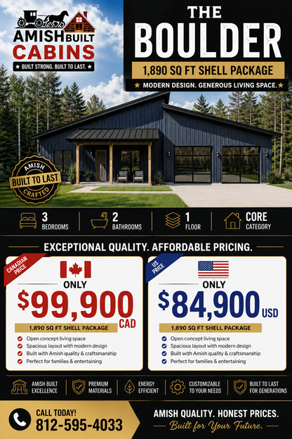 The Boulder Barndominium Kit