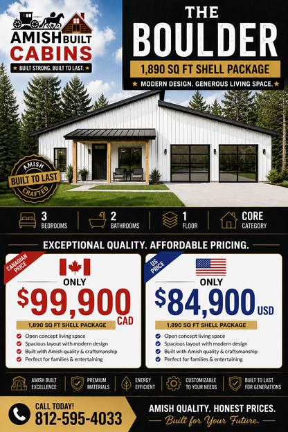 The Boulder Barndominium Kit