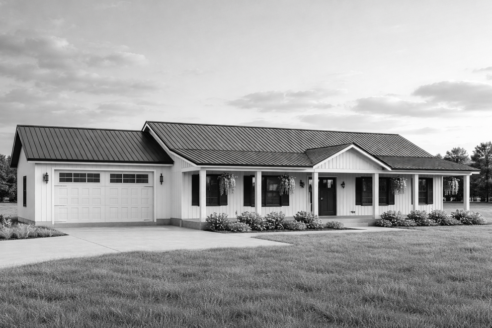 Cedarwood Ranch Affordable House Kit – Amish Built Cabins | Modular ...