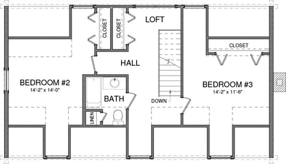 The Charlestown Log Home Plan - Log Home Kit