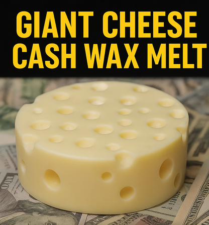 Giant Block Of Cheese Shaped Cash Wax Melt