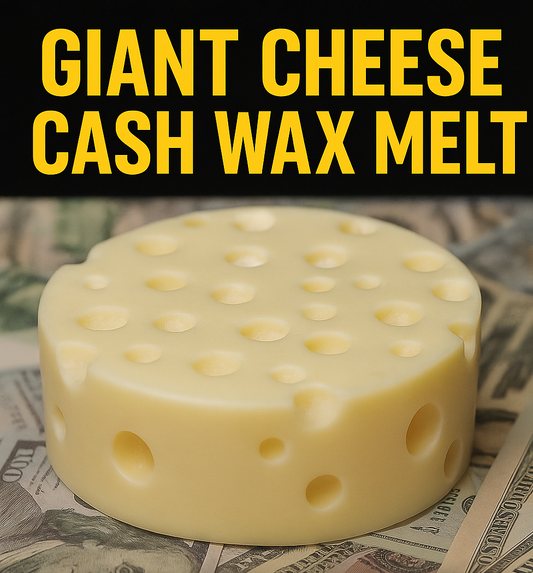 Giant Block Of Cheese Shaped Cash Wax Melt