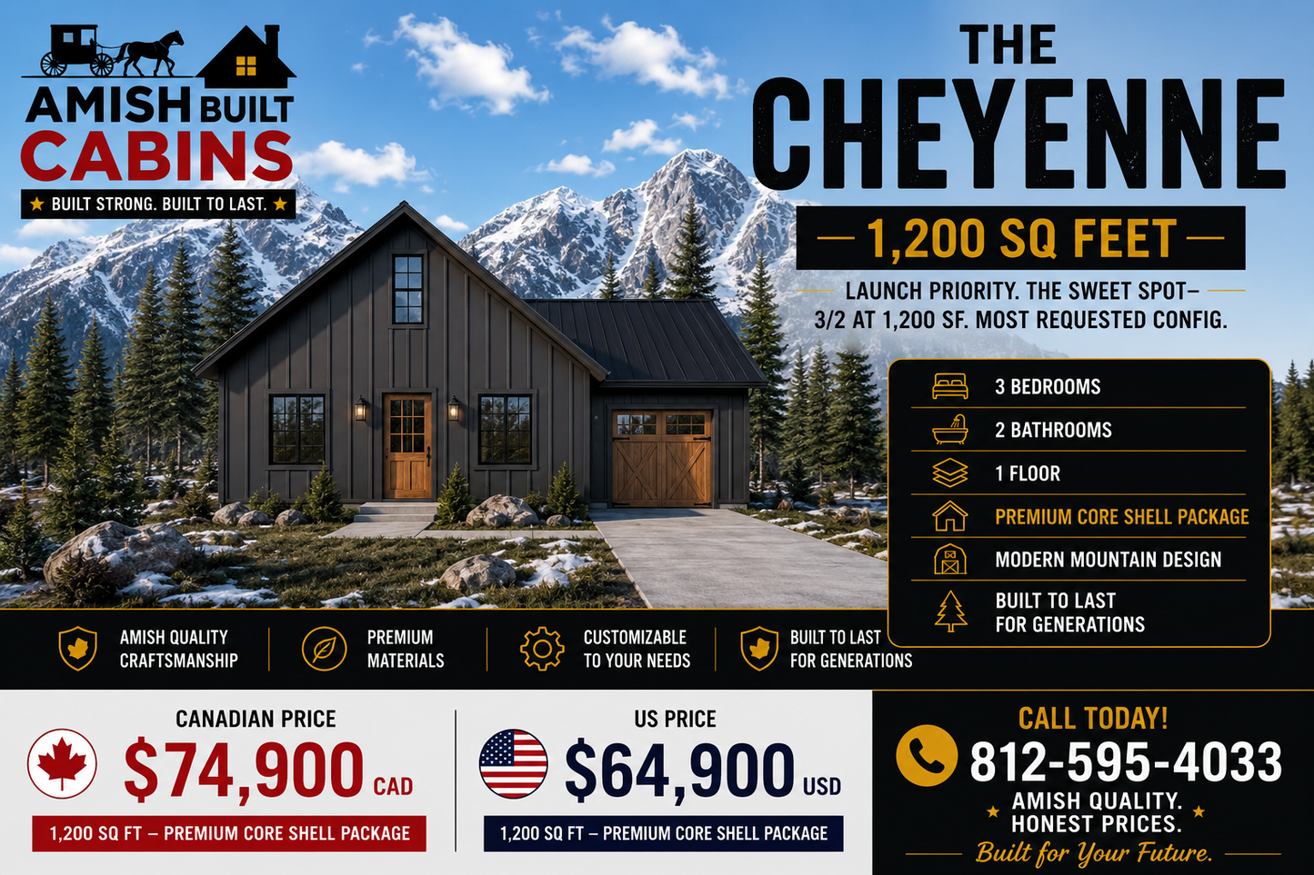 The Cheyenne Barndominium Kit