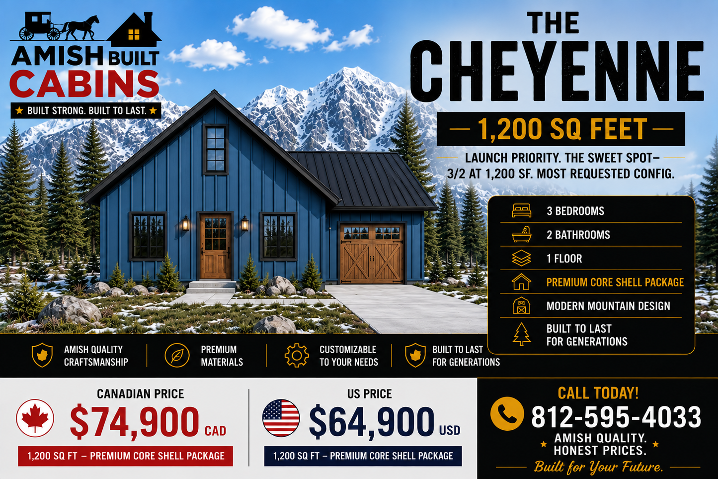 The Cheyenne Barndominium Kit