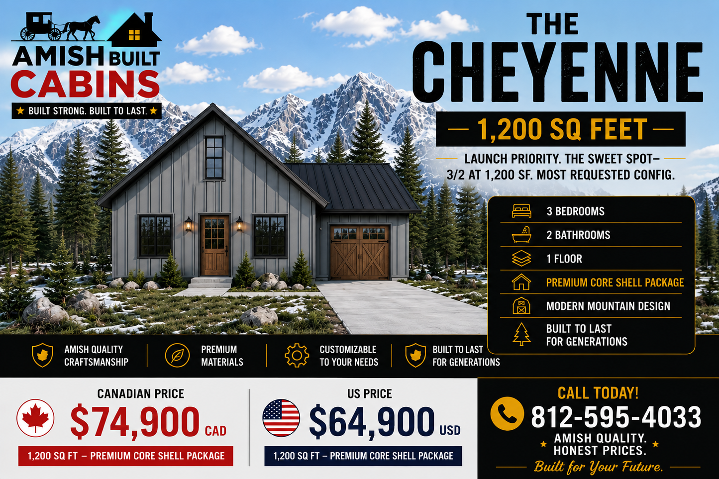 The Cheyenne Barndominium Kit