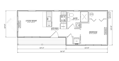 The Clemson Tiny Home/ Park Model RV