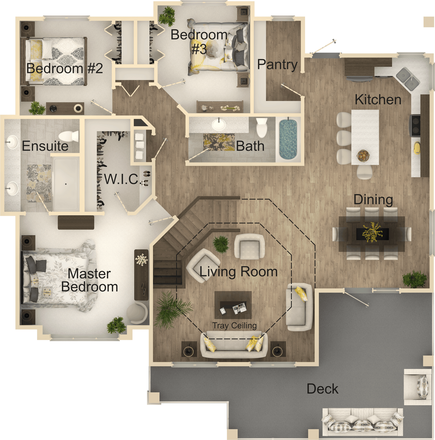 The Coastal Getaway House Kit (5 bed 3 bath)