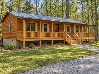 The Country Rancher Amish Built Modular Cabin ( 3 Bed 2 Bath)