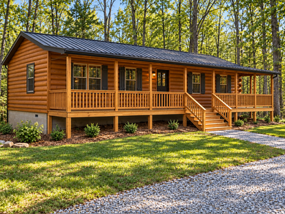 The Country Rancher Amish Built Modular Cabin ( 3 Bed 2 Bath)