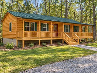The Country Rancher Amish Built Modular Cabin ( 3 Bed 2 Bath)