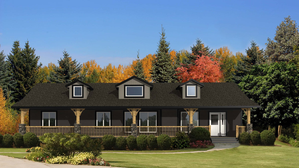 The Country Life House Kit - Home Kit – Amish Built Cabins | Modular ...