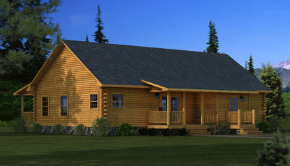 The Darling Log Home Plan - Log Home Kit