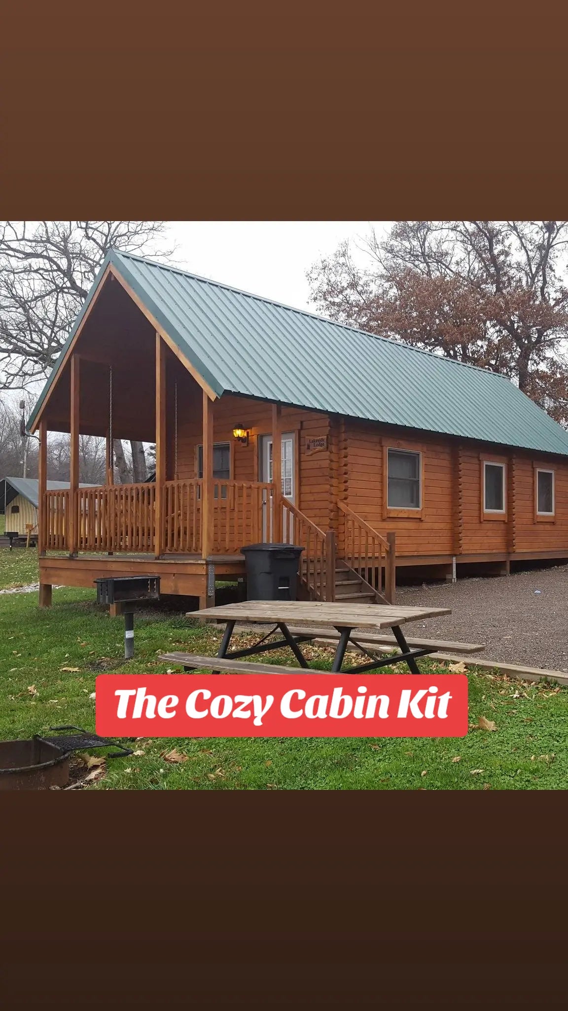 The Cozy Cabin Log Cabin Kit