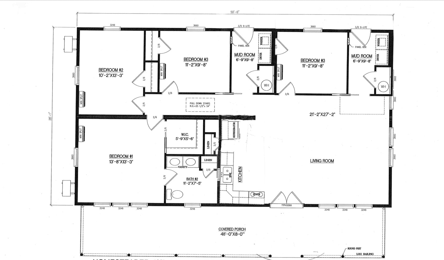 The BIGGER Family Homesteader Cabin (4 bed 2 bath)